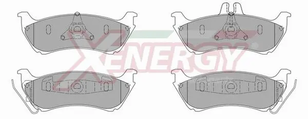 Kit de plaquettes de frein, frein à disque AP XENERGY X40706