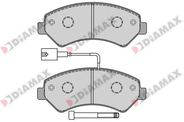 Kit de plaquettes de frein, frein à disque DIAMAX N09231