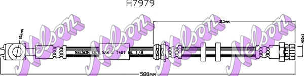 Flexible de frein KAWE H7979