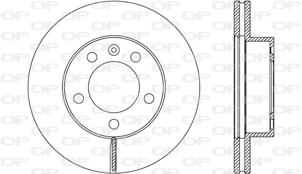 Disque de frein OPEN PARTS BDA2654.20