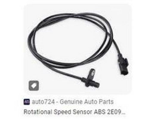 Capteur, vitesse de roue ZPY 2E0927748AA