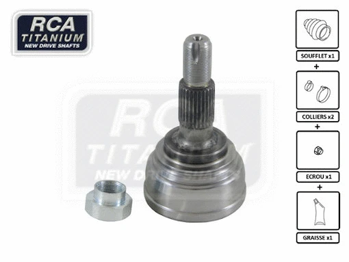 Jeu de joints, arbre de transmission RCA FRANCE FI100