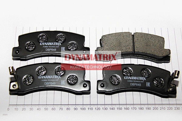 Kit de plaquettes de frein, frein à disque DYNAMATRIX DBP848