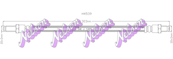 Flexible de frein KAWE H4539