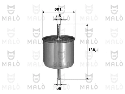 Filtre à carburant AKRON-MALÒ 1520097