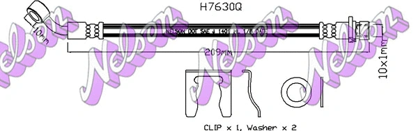Flexible de frein KAWE H7630Q