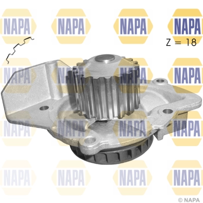Pompe à eau, refroidissement du moteur NAPA NWP1155