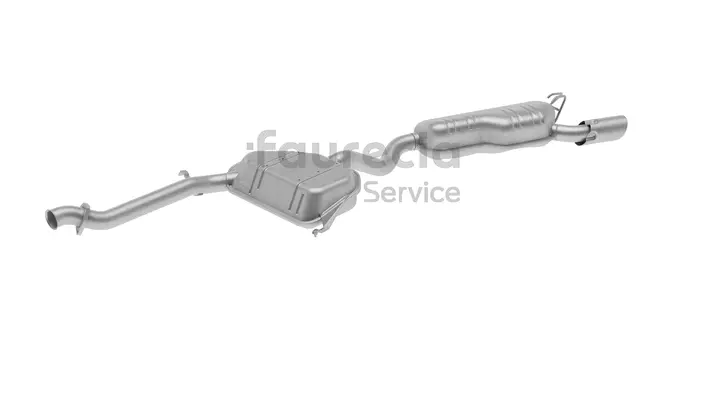 Silencieux arrière Faurecia FS25468