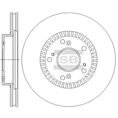 Disque de frein Hi-Q SD4110