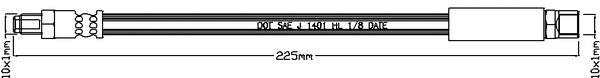 Flexible de frein JURATEK JBH1019