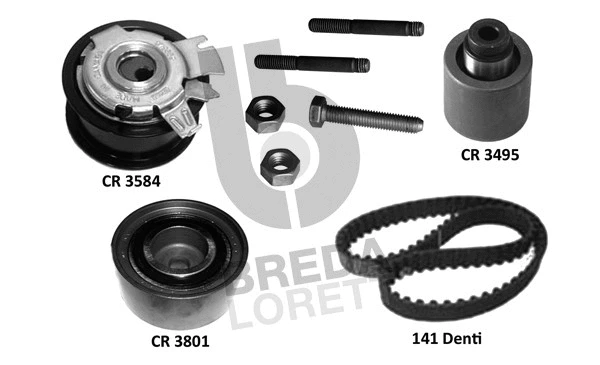 Kit de courroie crantée BREDA LORETT KCD0732