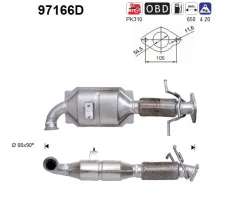 Catalyseur AS 97166D