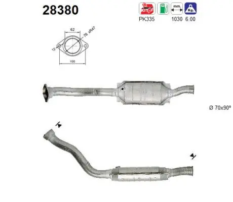Catalyseur AS 28380