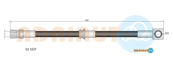 Flexible de frein ADRIAUTO 33.1237