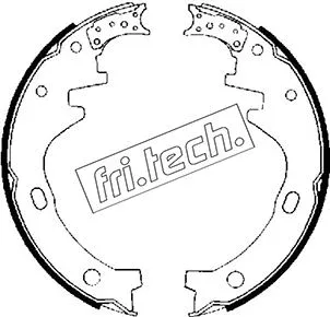 Jeu de mâchoires de frein fri.tech. 1067.164