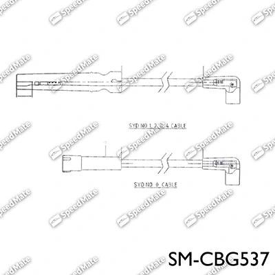 Kit de câbles d'allumage SpeedMate SM-CBG537