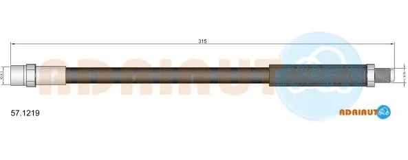 Flexible de frein ADRIAUTO 57.1219
