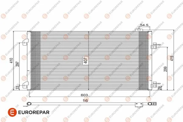 Condenseur, climatisation EUROREPAR 1610159180