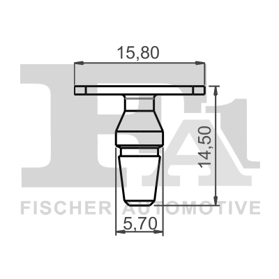 Clip, enjoliveur FA1 14-40071.10