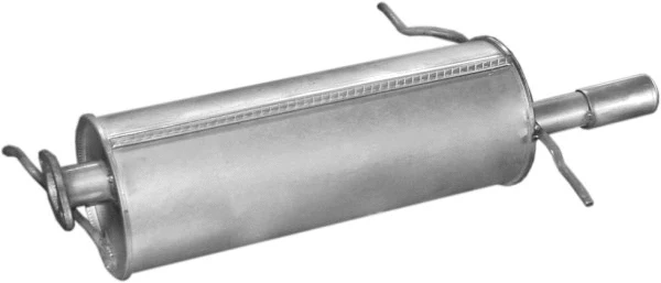 Silencieux arrière POLMO 12.01