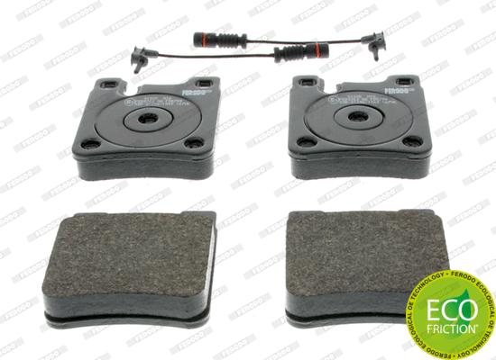 Kit de plaquettes de frein, frein à disque FERODO FDB799