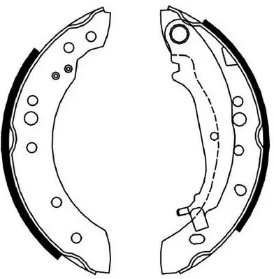 Jeu de mâchoires de frein SB BS23737