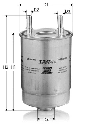 Filtre à carburant TECNECO FILTERS GS11271