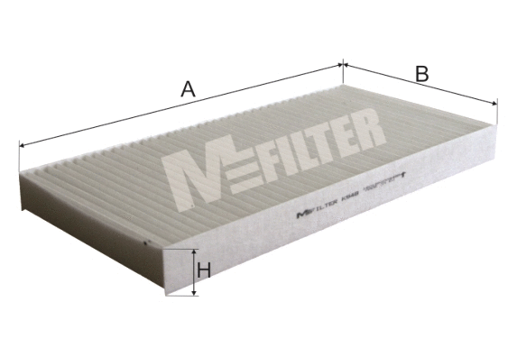 Filtre, air de l'habitacle MFILTER K 948