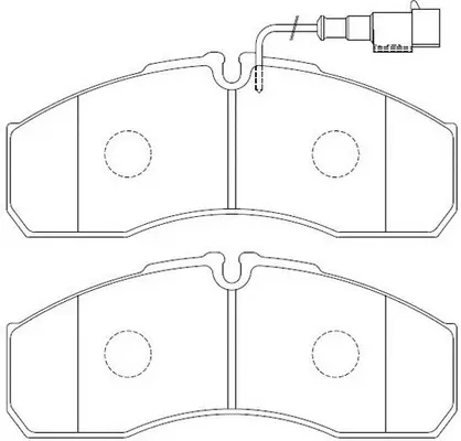 Kit de plaquettes de frein, frein à disque FIT FP3345E
