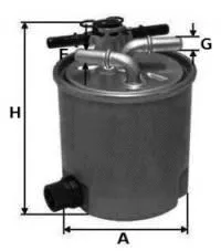 Filtre à carburant UNIFLUX FILTERS XN367