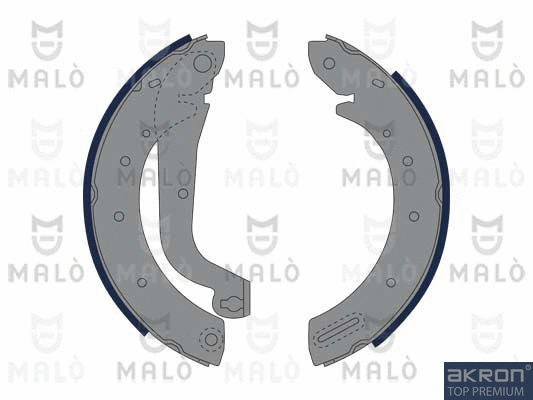 Jeu de mâchoires de frein AKRON-MALÒ 1390043