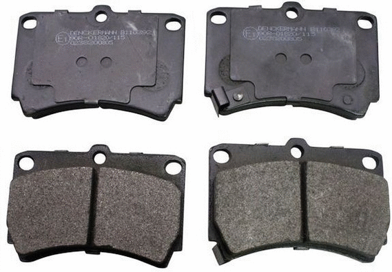 Kit de plaquettes de frein, frein à disque DENCKERMANN B110392