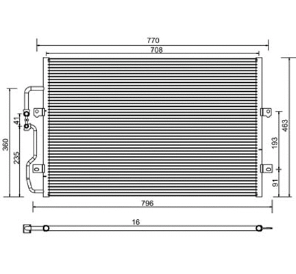 Condenseur, climatisation PowerMax 7110358
