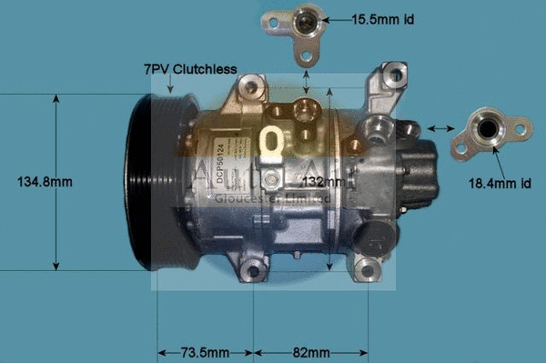 Compresseur, climatisation AUTO AIR GLOUCESTER 14-4326