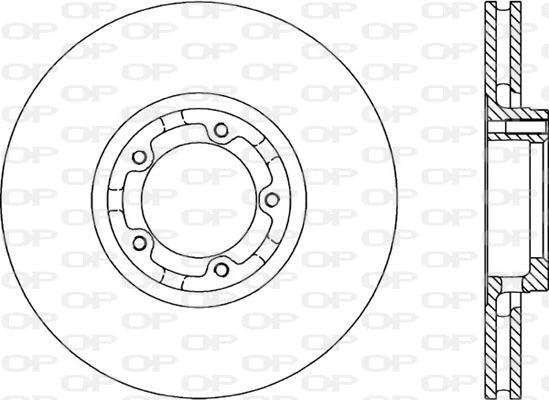 Disque de frein OPEN PARTS BDA1183.20
