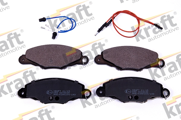 Kit de plaquettes de frein, frein à disque KRAFT AUTOMOTIVE 6006026