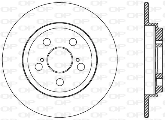 Disque de frein OPEN PARTS BDA2582.10