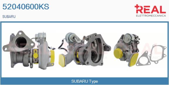 Turbocompresseur, suralimentation REAL 52040600KS