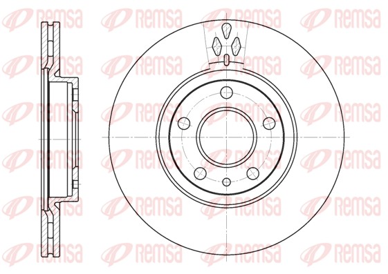 Disque de frein REMSA 6442.10