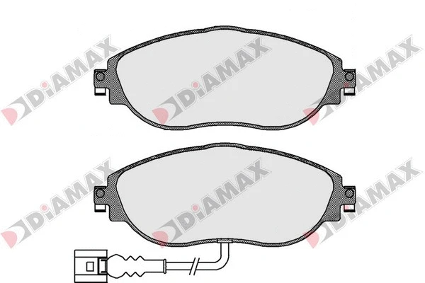 Kit de plaquettes de frein, frein à disque DIAMAX N09598