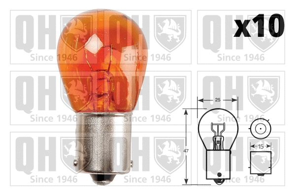 Ampoule, feu clignotant QUINTON HAZELL QBL581
