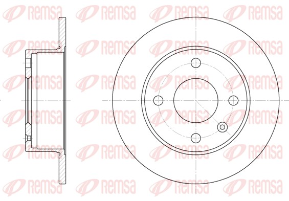 Disque de frein REMSA 6095.00