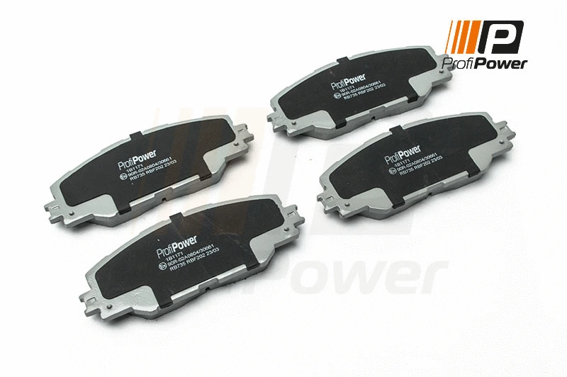 Kit de plaquettes de frein, frein à disque ProfiPower 1B1171