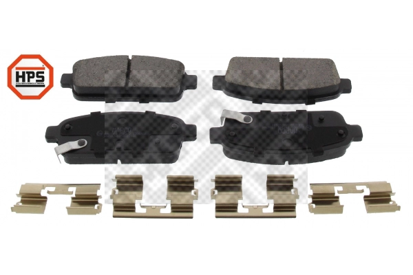 Kit de plaquettes de frein, frein à disque MAPCO 6957HPS