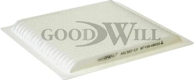Filtre, air de l'habitacle GOODWILL AG 567/1 CF