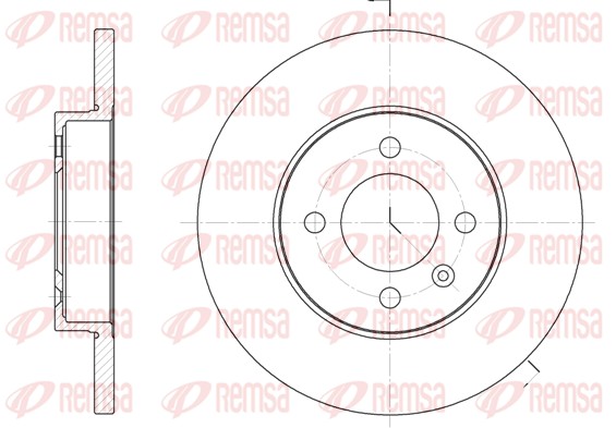 Disque de frein REMSA 6172.00