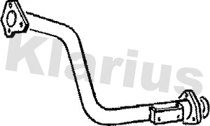 Tuyau d'échappement KLARIUS 120288