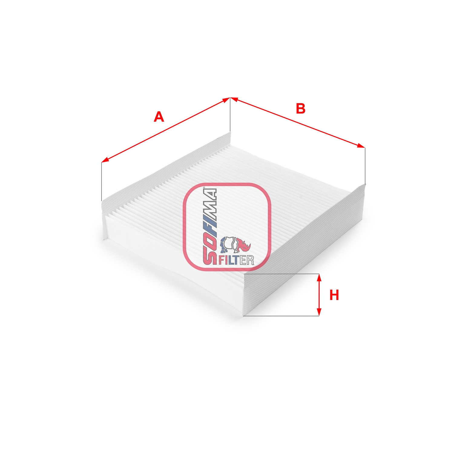Filtre, air de l'habitacle SOFIMA S 3157 C
