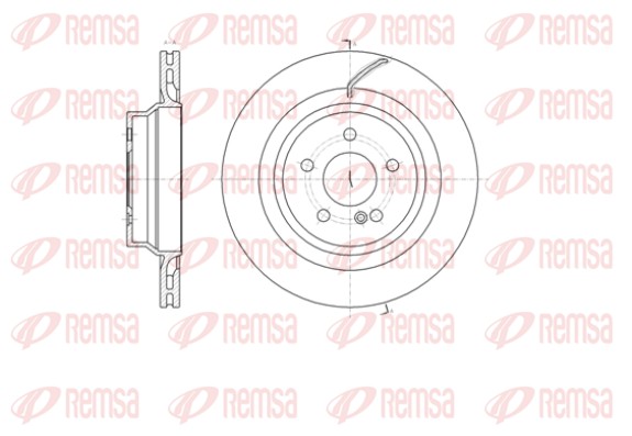 Disque de frein REMSA 61404.10