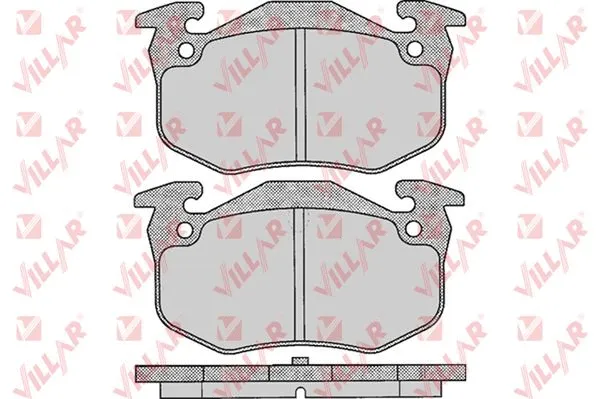 Kit de plaquettes de frein, frein à disque VILLAR 626.0307